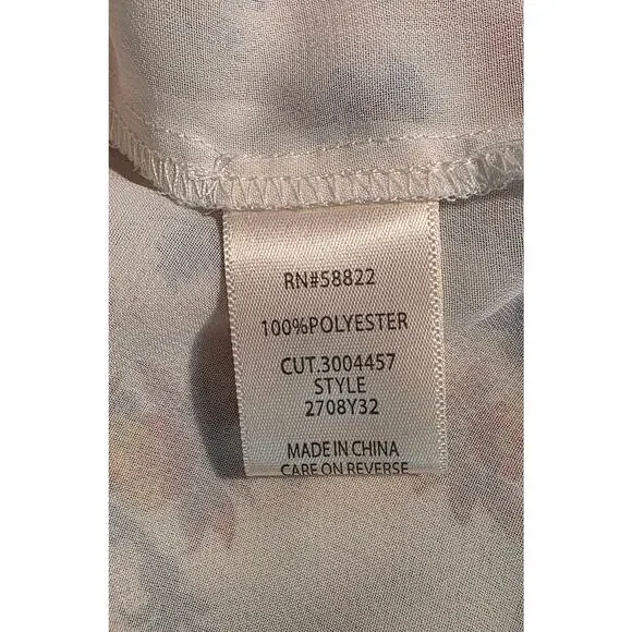 Max Studio Womens Top Boho Floral Size M - Picture 4 of 5